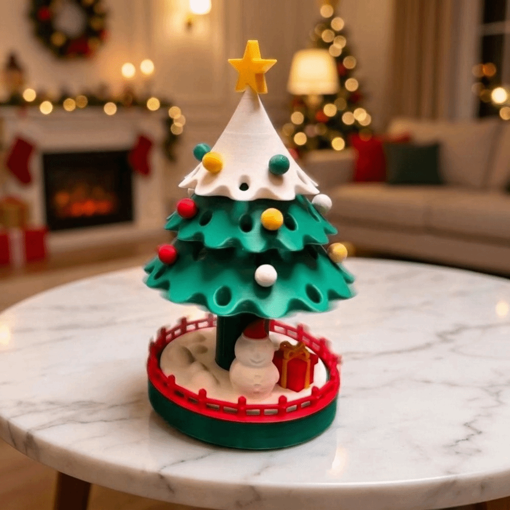 Star Tree Topper - 3D Printed 3D Printed Dancing Christmas