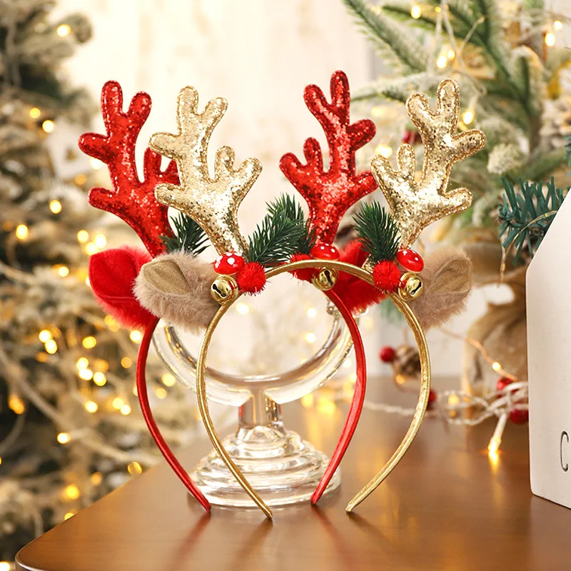 Popular Glittery Reindeer Antl - Reindeer Antlers Headband ulasan dan harga