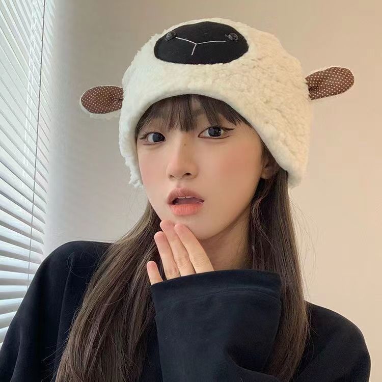 Black Nose Sheep Plush Hat Sup - Santa Hat Plush ulasan dan harga