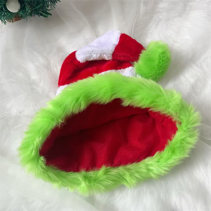 Splicing Santa Claus Hat Chris - Santa Hat Plush ulasan dan harga