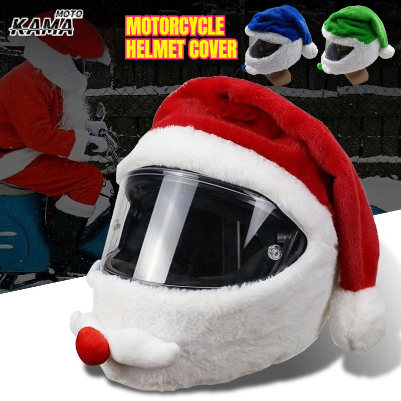 Santa Claus Helmet Cover Plush - Santa Hat Plush ulasan dan harga