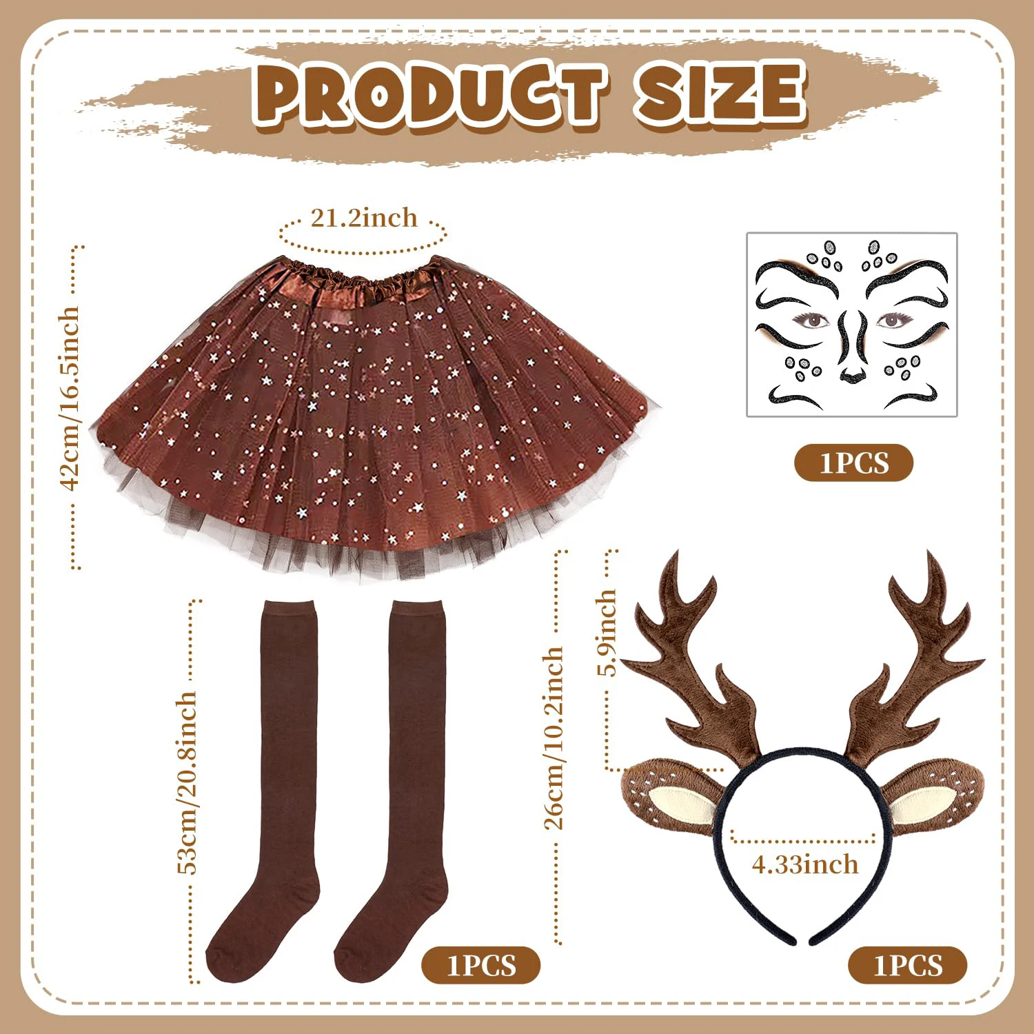 Carnival Deer Costume Women De - Reindeer Antlers Headband ulasan dan harga