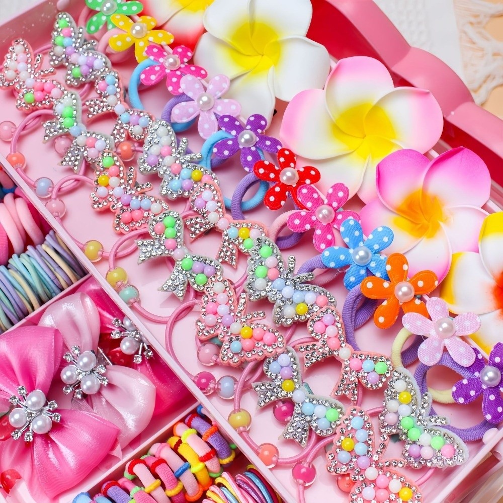 Bow High Elastic Hair Accessor - Ribbon Bow Gift ulasan dan harga